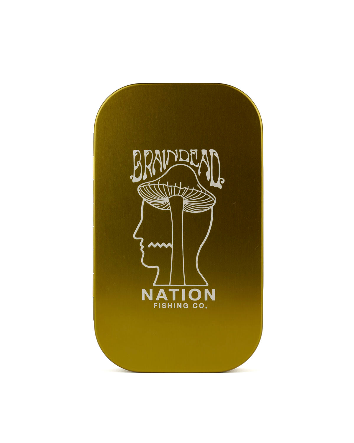 BRAIN DEAD X NATION FC LARGE ALUMINUM FLY BOX + 12 FLIES