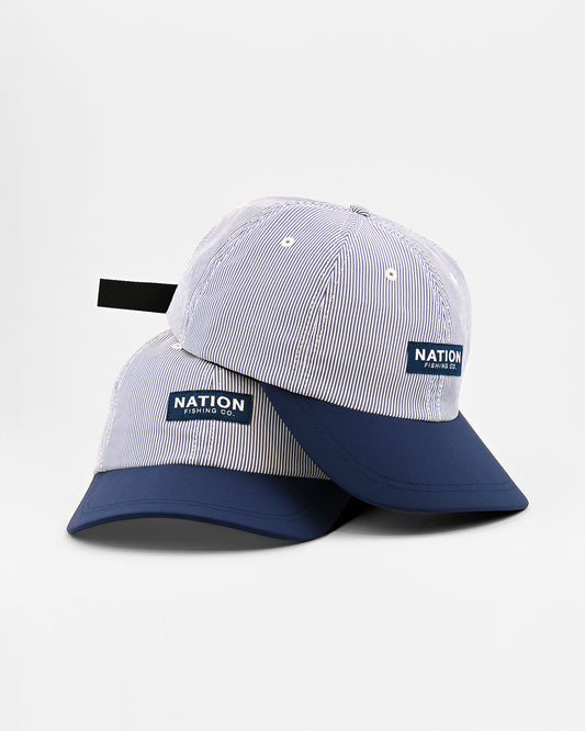 QUICK-DRY SPF STRIPED 6 PANEL