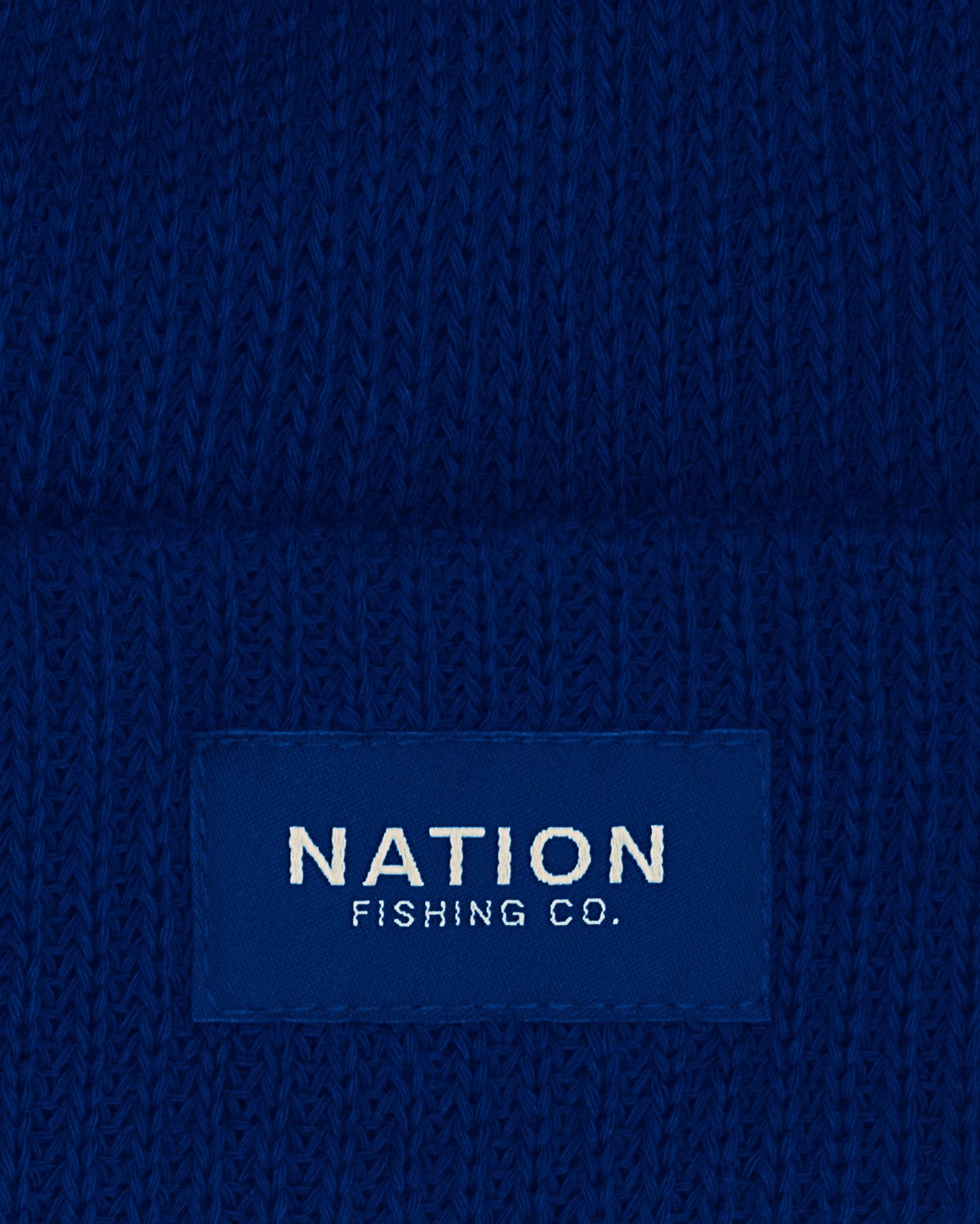 NATION FISHING BEANIE - ROYAL BLUE