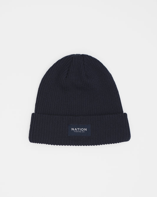 NATION FISHING BEANIE - NAVY